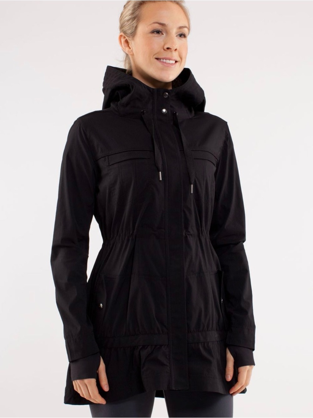 Lululemon Women’s Apres Practice Anorak Jacket - Black - Size 4 - Very Good.